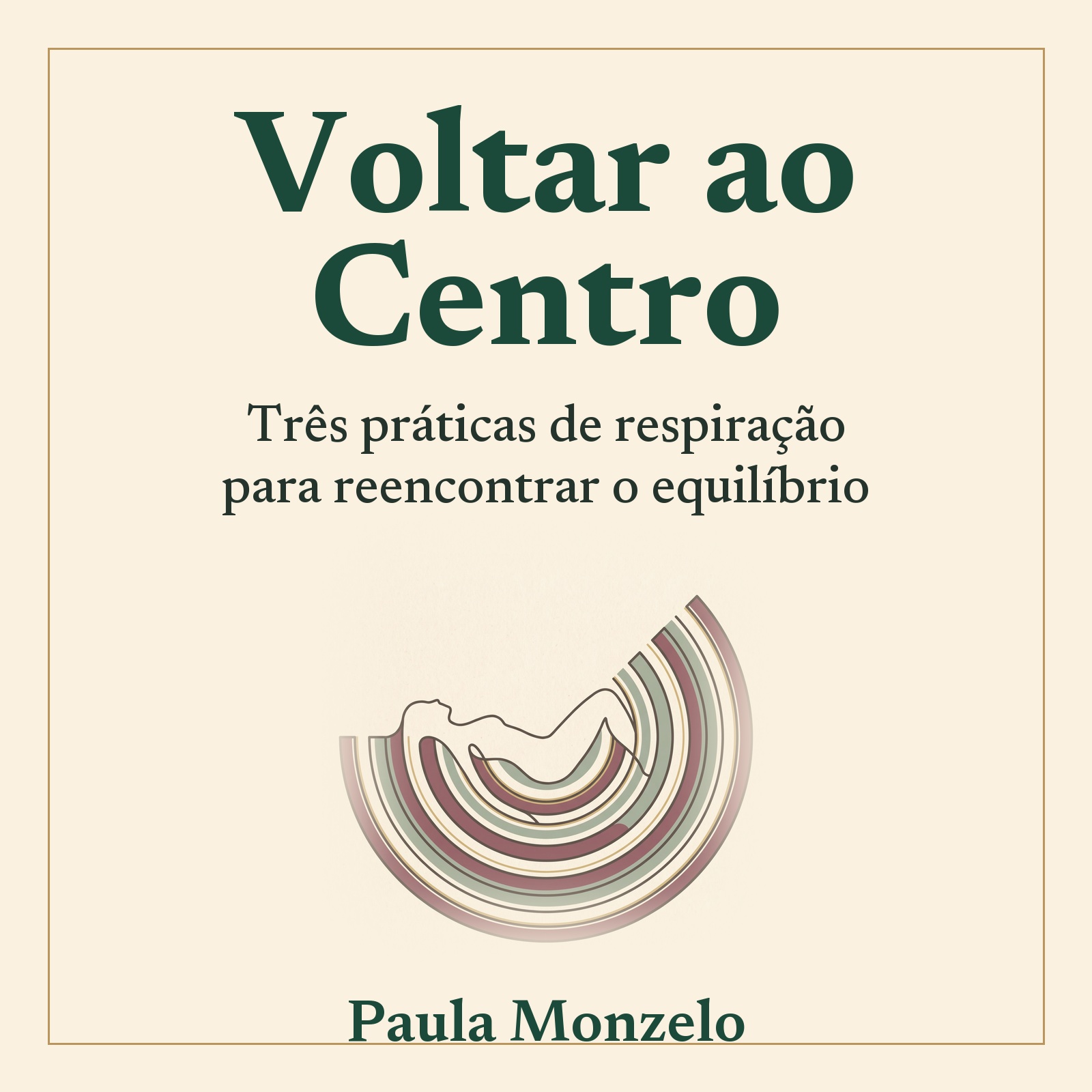 Capa de Voltar ao Centro — Três Práticas de Respiração, Ebook · PDF