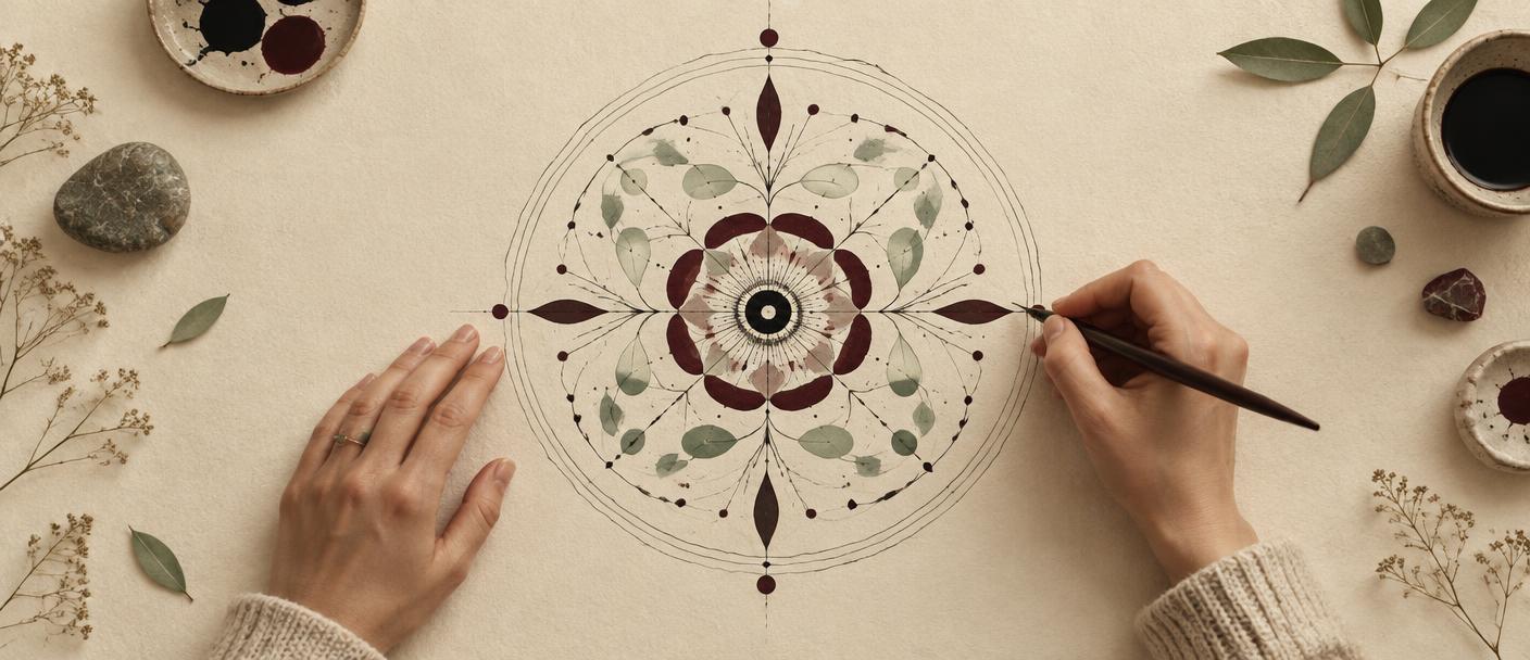 Cartaz do evento Mandalas Intuitivas no Espaço Cultural Kálí